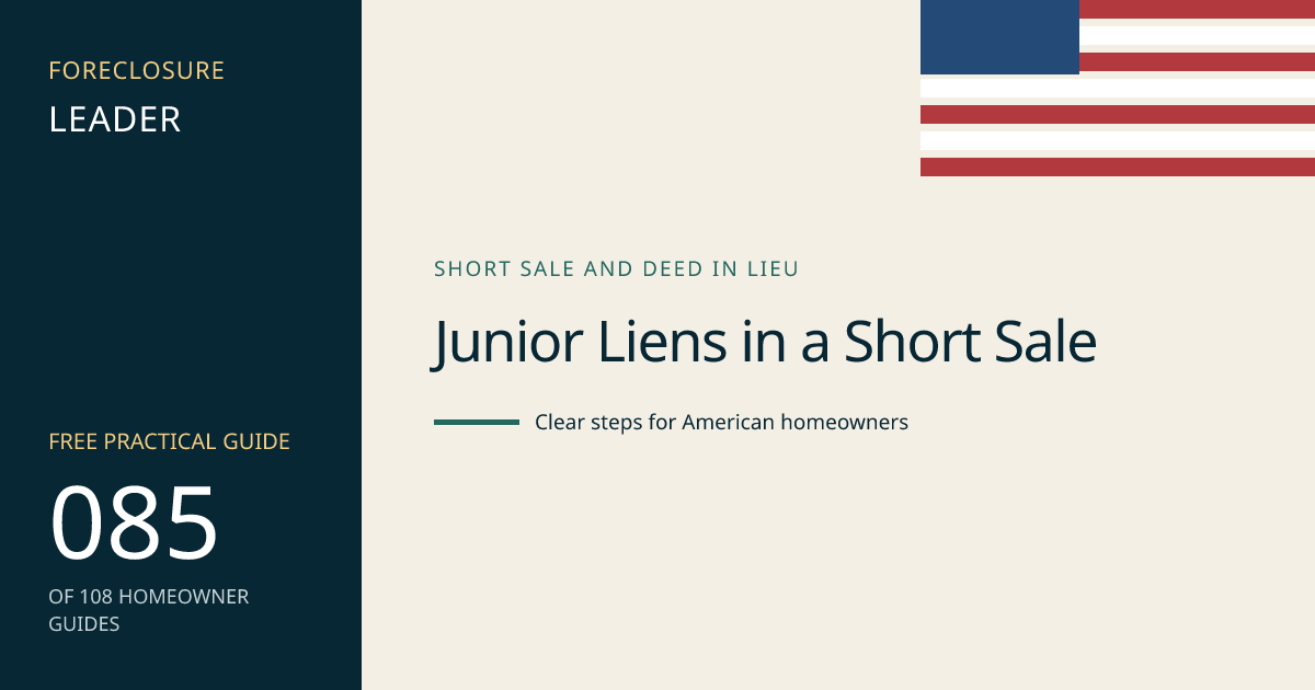 Junior Liens in a Short Sale: visual guide for U.S. homeowners